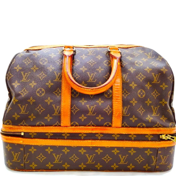 Louis Vuitton LV Travel Bag Sacsport Brown Monogram made in France ๐ซ๐ท 874 .V.L - Picture 2 of 8